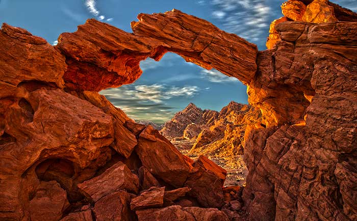 Arch at valley of fire