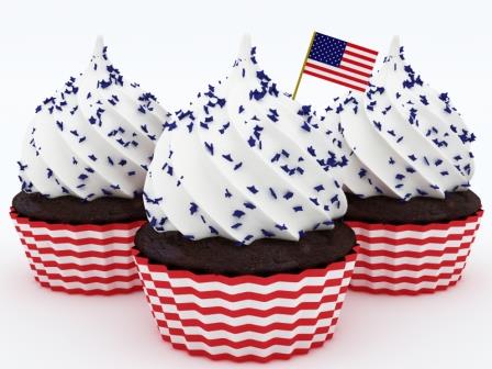 Cupcakes 4th july