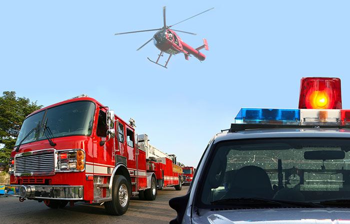 Police and fire services